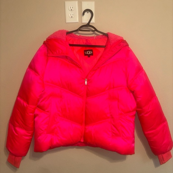 UGG Jackets & Blazers - UGG Pink Puffer Jacket